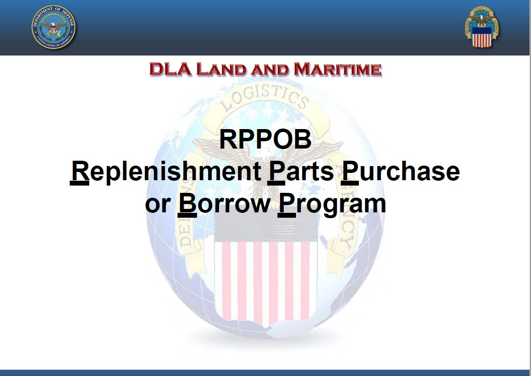 Replenishment Parts Purchase or Borrow Program